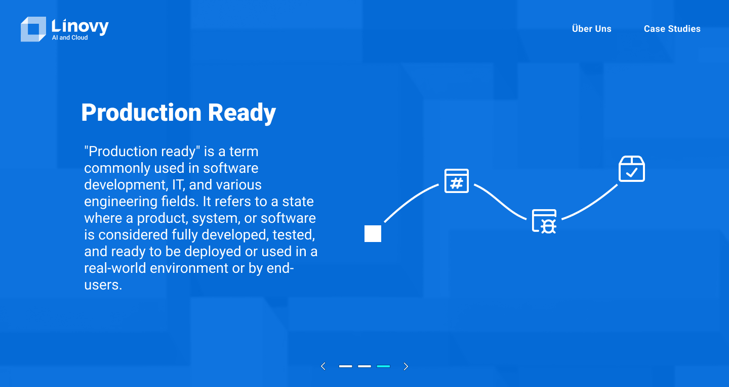 Header Carousel Slide 3: Production Ready
